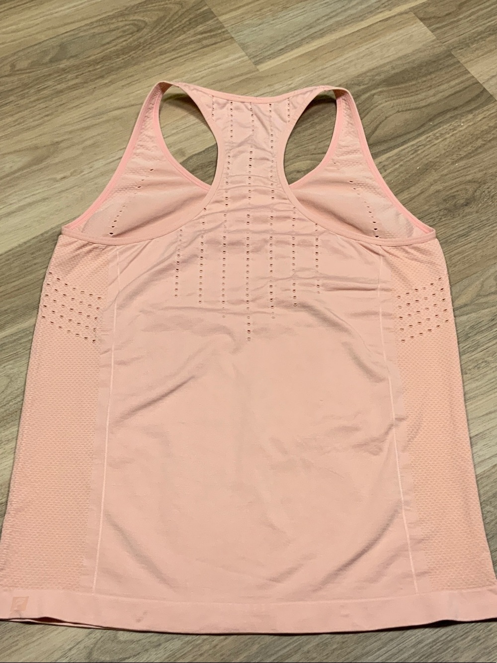 Fabletics Light Pink Racerback Workout Tank - Picture 2 of 3